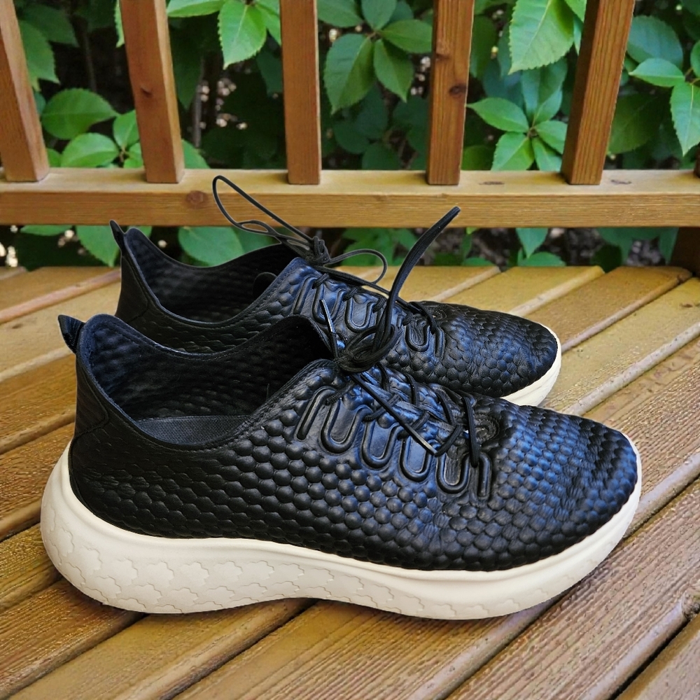 Ecco Therap Black Textured Men's Sneakers Sz 46/ 12-12.5
